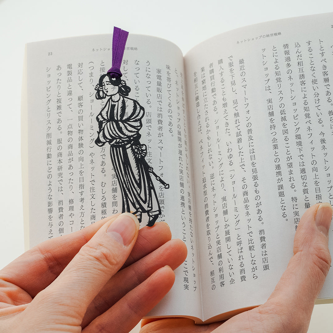 切り絵しおり|聖徳太子と二王子像(3体セット)
