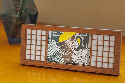 障子の向こうに物語を忍ばせて。 Shoji Art Photo Frame – Tsuru Motif 開発ストーリー