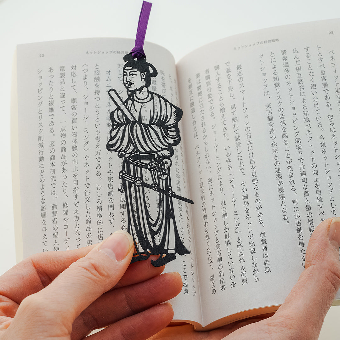 切り絵しおり｜聖徳太子と二王子像（3体セット）