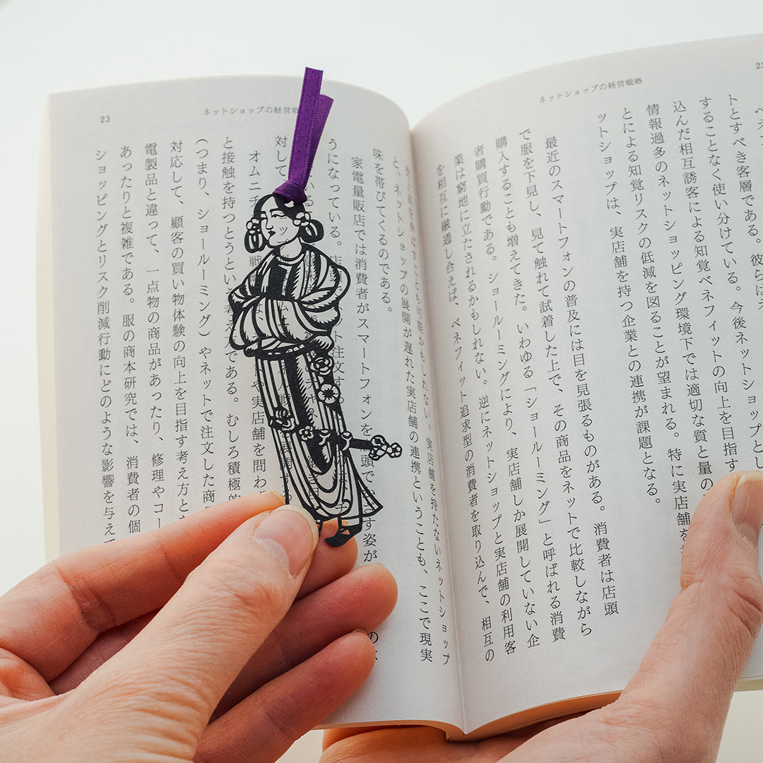 切り絵しおり｜聖徳太子と二王子像（3体セット）