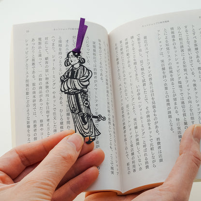 切り絵しおり｜聖徳太子と二王子像（3体セット）