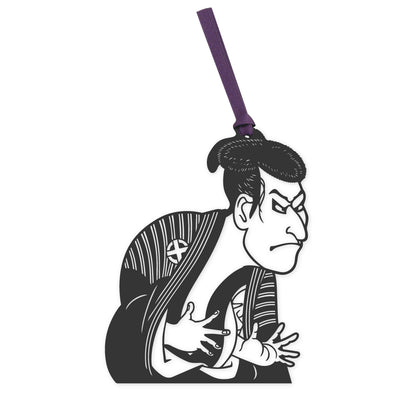 江戸の粋が息づく｜切り絵しおり 三世大谷鬼次の奴江戸兵衛 (Kirie Bookmark – Otani Oniji III as Yakko Edobei / Edo Drama in Silhouette)