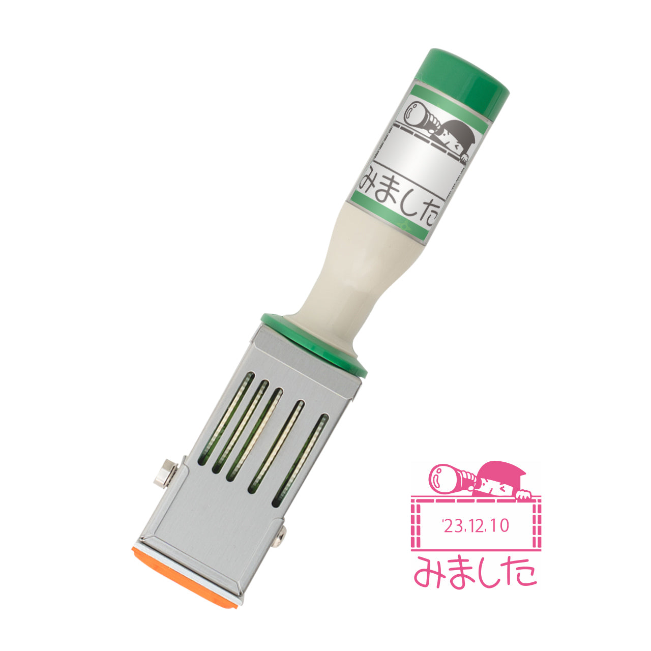 KAIUN-DO 日付入り先生スタンプ『偵察忍者』| 24mm 評価スタンプ