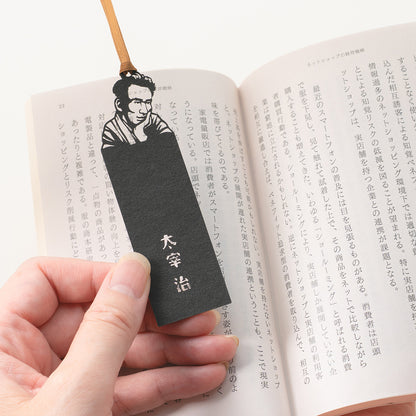 切り絵しおり｜日本の文豪 太宰 治