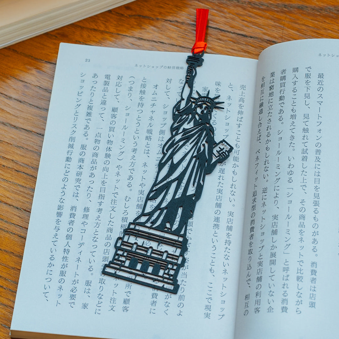 自由の女神 切り絵しおり