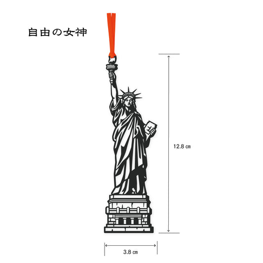 自由の女神 切り絵しおり