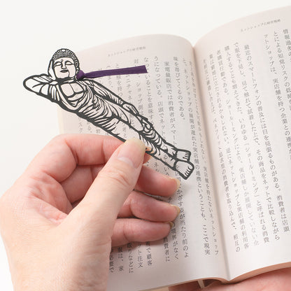 切り絵しおり｜寝仏