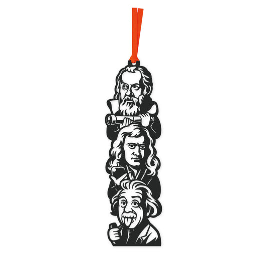 切り絵しおり｜世界の物理学者（ガリレオ・ニュートン・アインシュタイン）