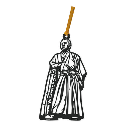 切り絵しおり｜坂本龍馬（桂浜・銅像タイプ）