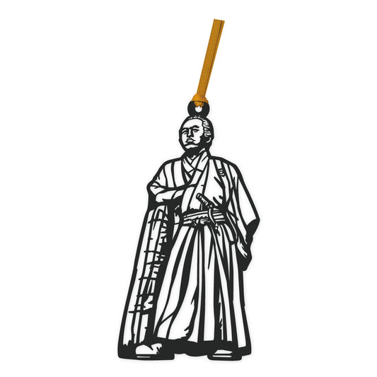 切り絵しおり｜坂本龍馬（桂浜・銅像タイプ）