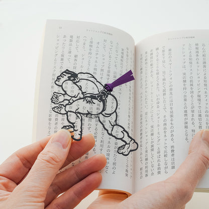 切り絵しおり｜お相撲さんセット
