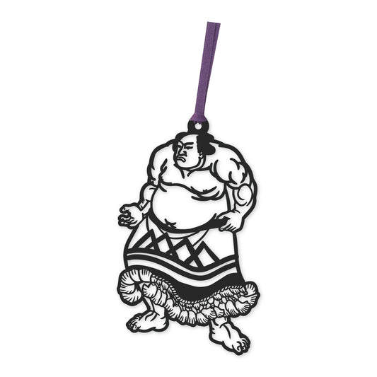 切り絵しおり｜浮世絵相撲　横綱　力士