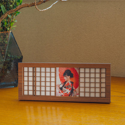 障子アート写真立て｜鶴モチーフ　Shoji Art Photo Frame – Tsuru Motif