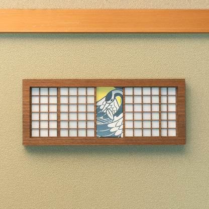 障子アート写真立て｜鶴モチーフ　Shoji Art Photo Frame – Tsuru Motif