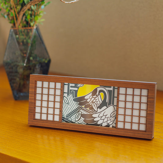 障子アート写真立て｜鶴モチーフ　Shoji Art Photo Frame – Tsuru Motif